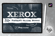 XEROX Brushes for Procreate, a Brush Add-On by wwowly (Thumbnail 1 of 5)