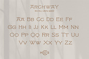ARCHWAY, a Serif Font by Hustle Supply Co. (Thumbnail 2 of 7)