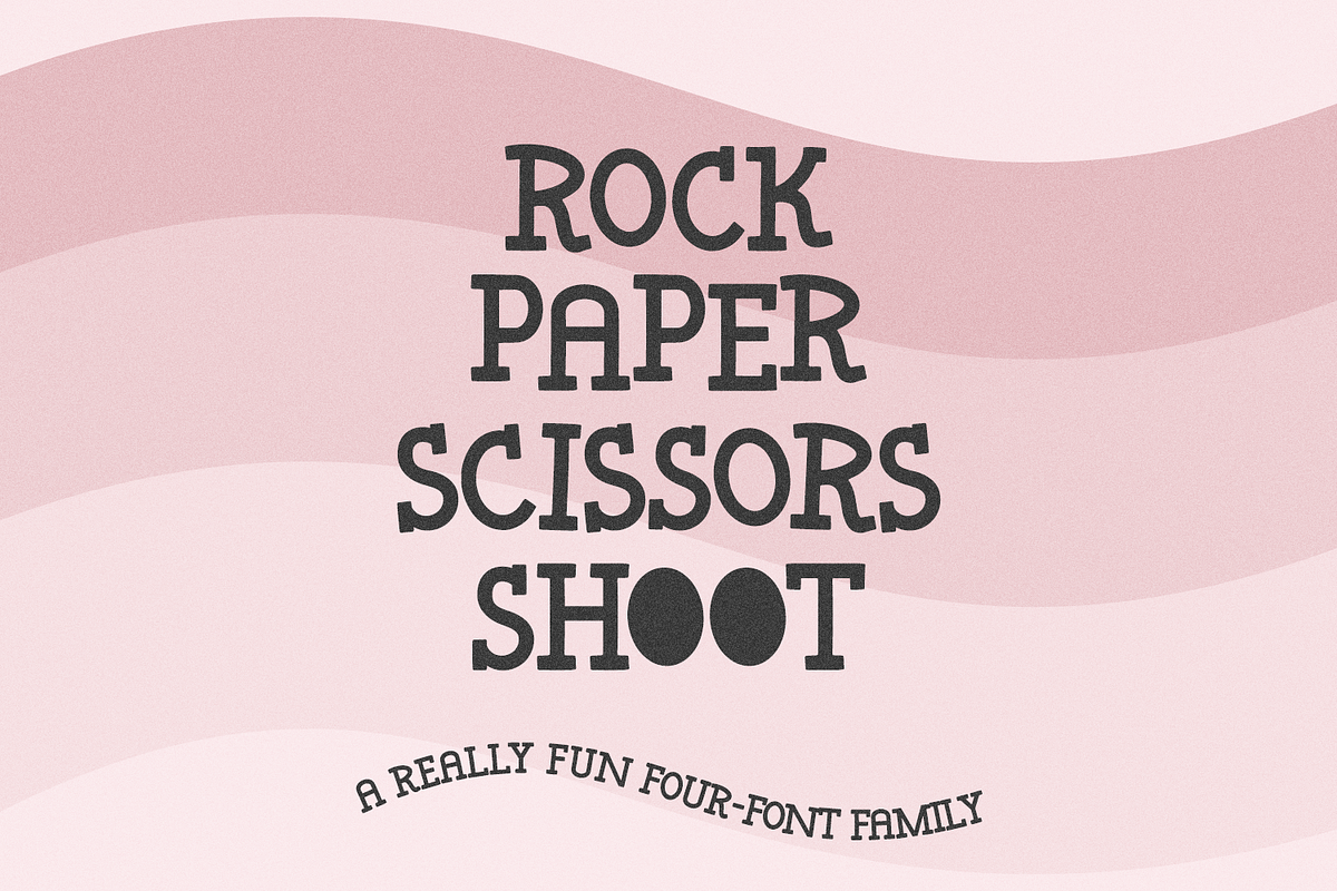 Rock Paper Scissors Shoot Serif, a Serif Font by Beck McCormick (Photo 1 of 10)