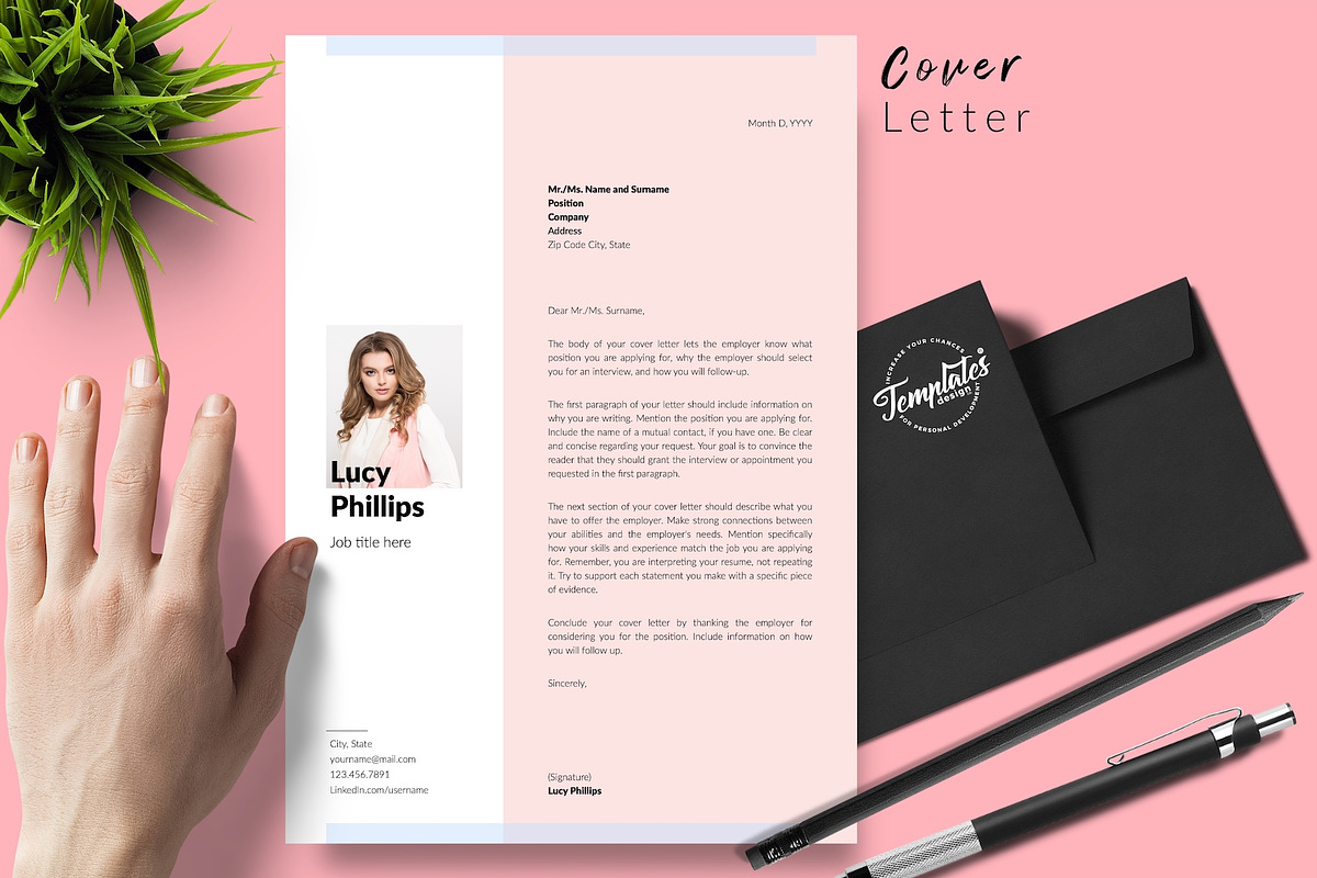 Modern CV Bundle / Resume - Lucy, a Resume Template by Templates Design Co. (Photo 5 of 17)
