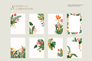 Tropical Summer Flowers, an Illustration by Manimanisa (Thumbnail 4 of 9)