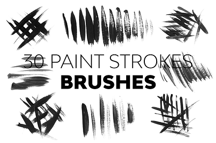 Paint Strokes Brushes, a Brush Add-On by UnicDesign