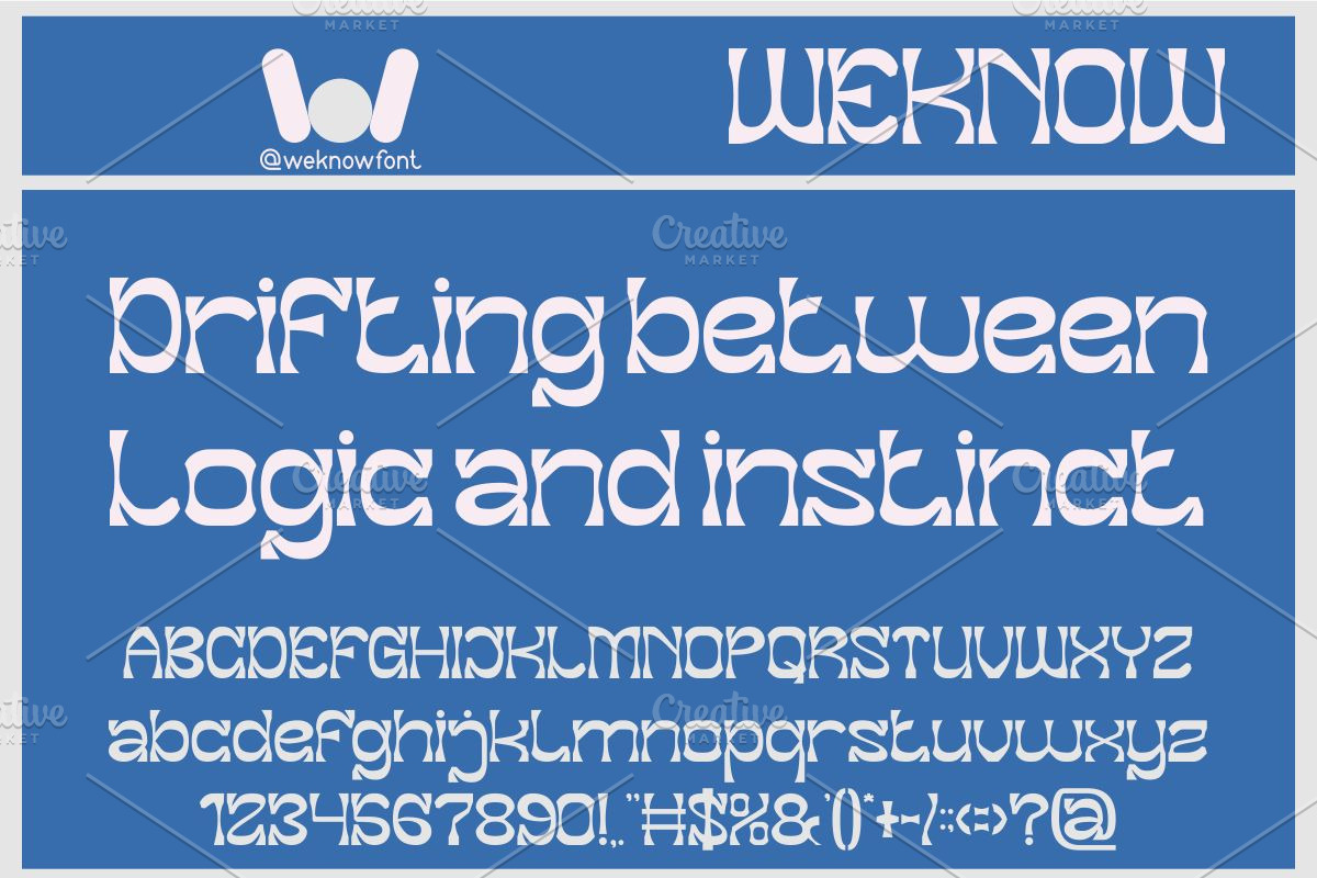 Sub Conscious font, a Font by weknow (Photo 3 of 8)