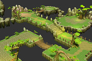 Floating Islands, an Environmental 3D Model by 3Dfancy (Thumbnail 4 of 14)