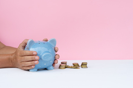 Piggy bank savings concept featuring bank, piggy, and banking, a Business Photo by Neirfy