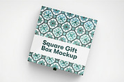 Square Paper Gift Box PSD Mockup, a Packaging Mockup by zphotographystudio (Thumbnail 11 of 11)