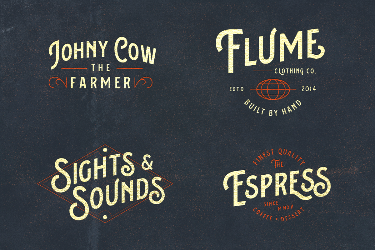 Fictoria Typeface, a Font by Ilham Herry (Photo 10 of 10)