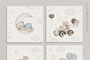 Baby Shower Bears - Kids Graphic Set, an Animal Illustration by Veris Studio (Thumbnail 7 of 18)