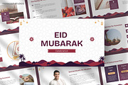 Eid Mubarak Celebration, a Presentation Template by FIBRINOSÄ (Thumbnail 1 of 2)