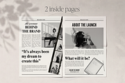 Newspaper Template Canva Editable, a Templates & Theme by Tabitha Emma (Thumbnail 3 of 7)