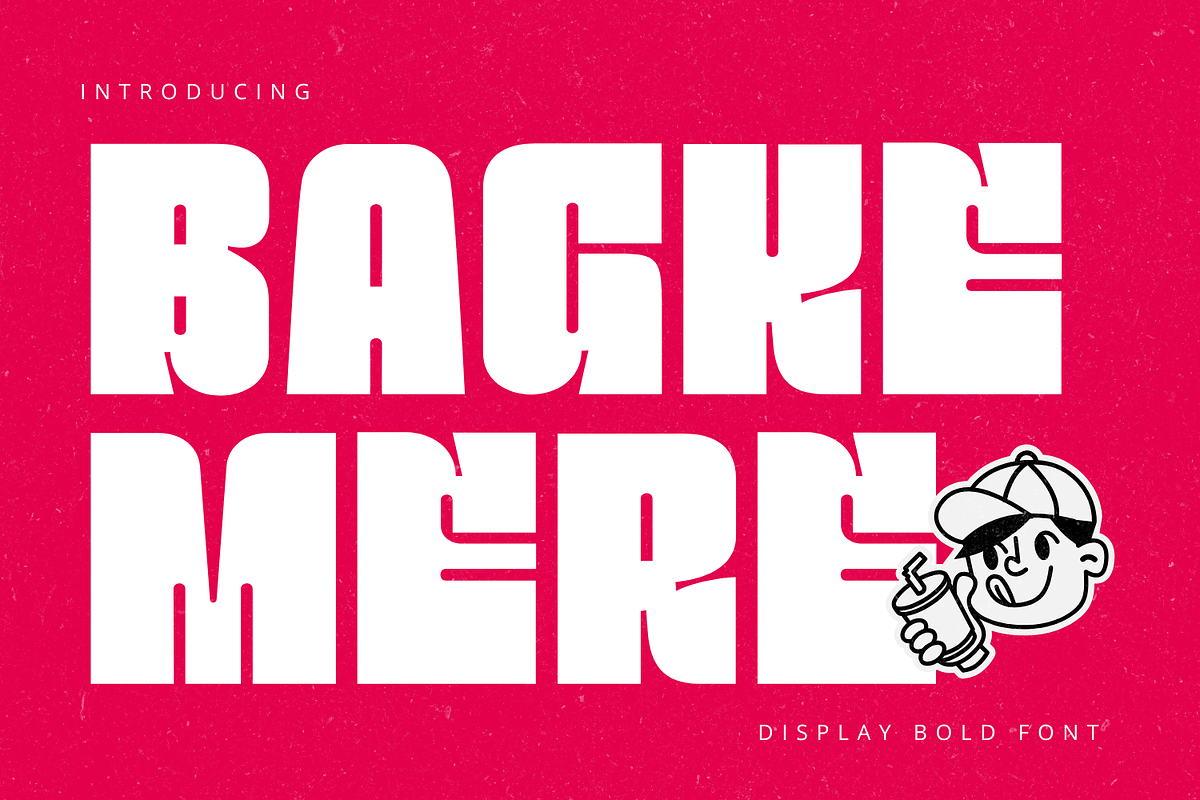 Bagke Mere - Bold Font, a Sans Serif Font by Randi Irvan | Rvandtype (Photo 1 of 11)