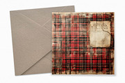Distressed Christmas Plaids, a Decorative Illustration by rileyBgraphics (Thumbnail 3 of 6)