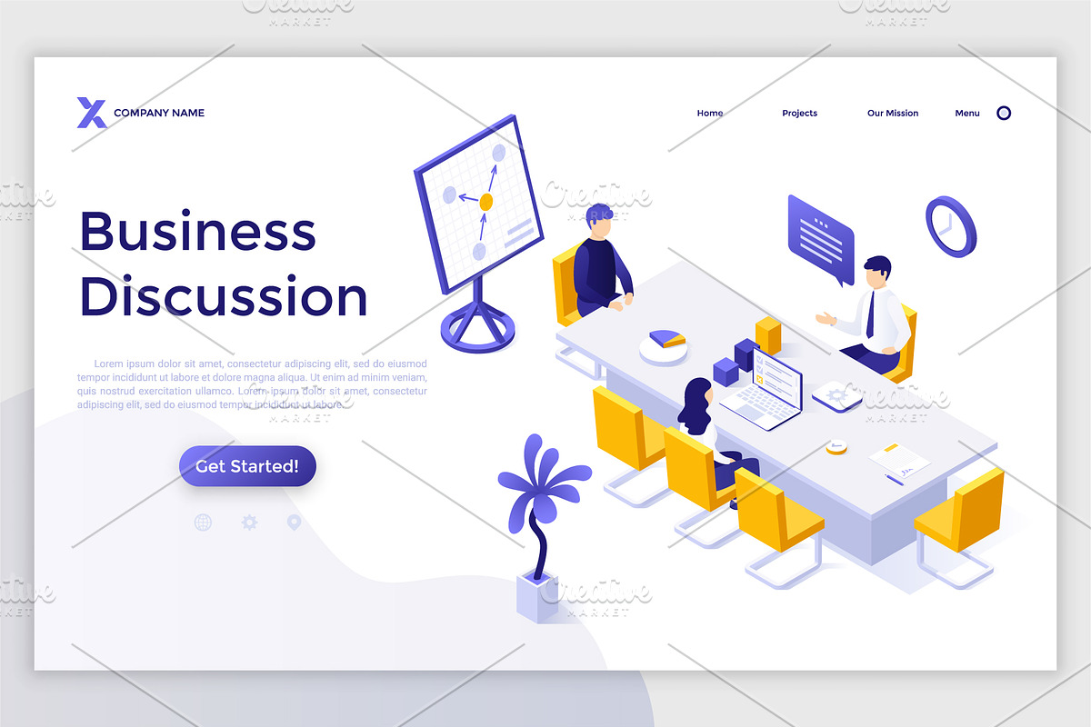 Isometric Solutions Mini. Part 10, a Templates & Theme by Andrew Kras Design (Photo 6 of 16)