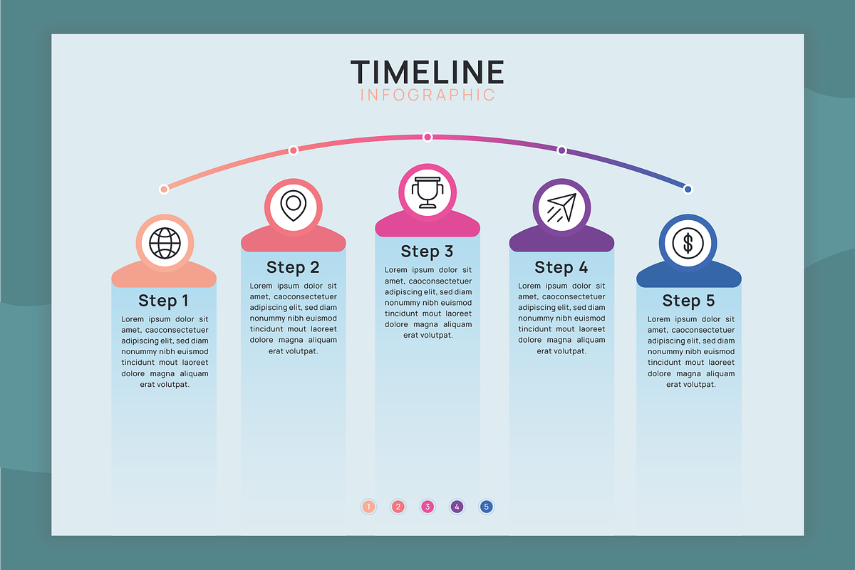 Timeline Infographic Template, a Templates & Theme by Bartama Graphic