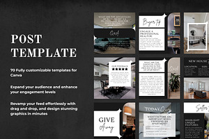 Real Estate Social Pack Canva Post