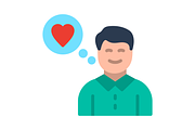 Love Flat Icon, a Duotone Icon by Pexelpy (Thumbnail 2 of 2)