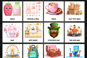 Editable Kids Daily Routine Cards