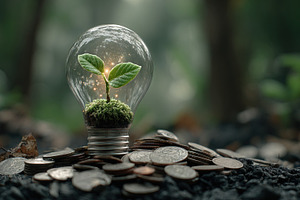 Green Energy Investment Concept, a Business Photo by Ales Munt