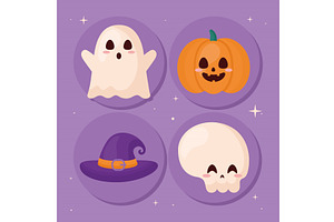 Halloween Items Set