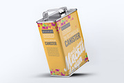 Tin Rectangular Canister Mock-Up, a Packaging Mockup by DesignRushMarket (Thumbnail 3 of 8)