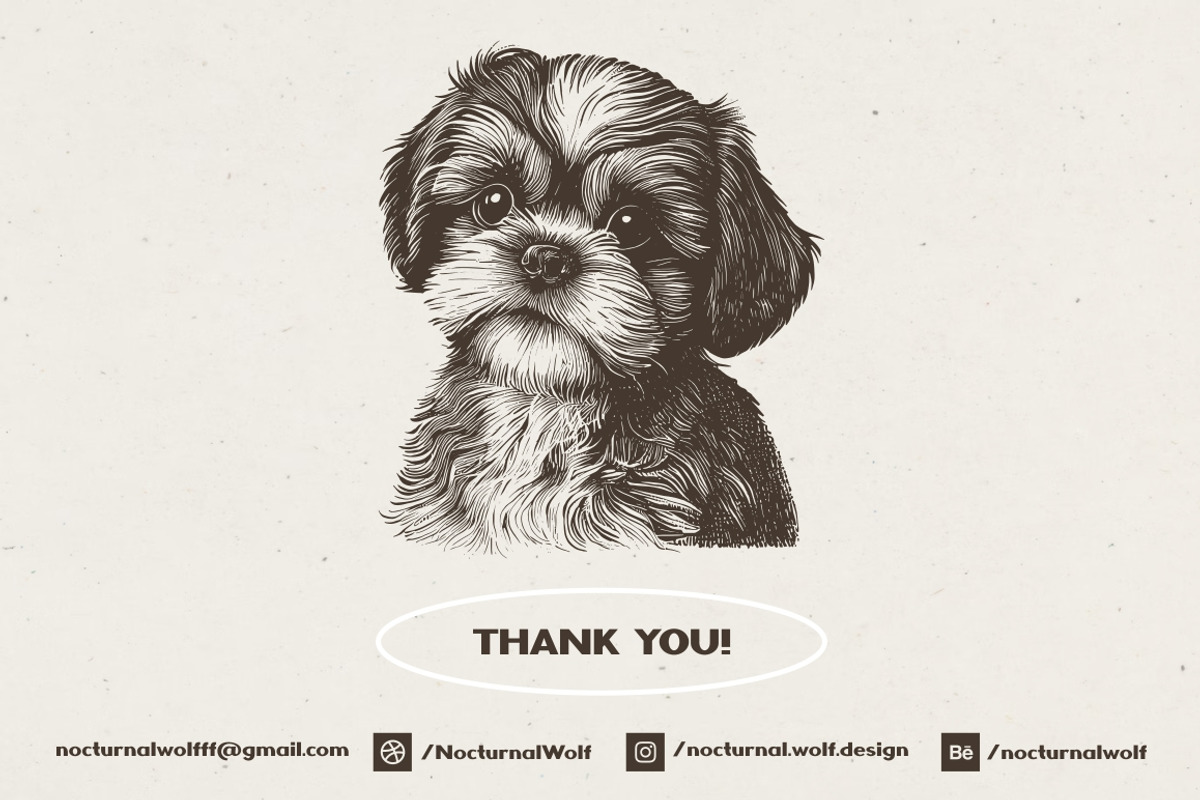 Dog Breeds Portrait Illustrations, an Animal Illustration by Nocturnal Wolf (Photo 12 of 12)