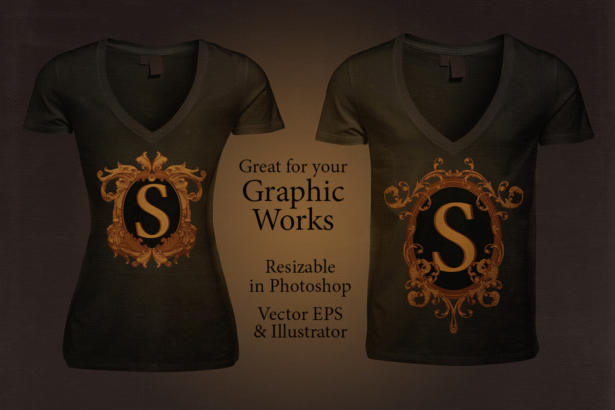 10 Frames Vol.6 - Victorian Ornament preview 5