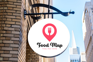 Simple Restaurant Logo Template, a Branding & Logo Template by TemplatePlus.net