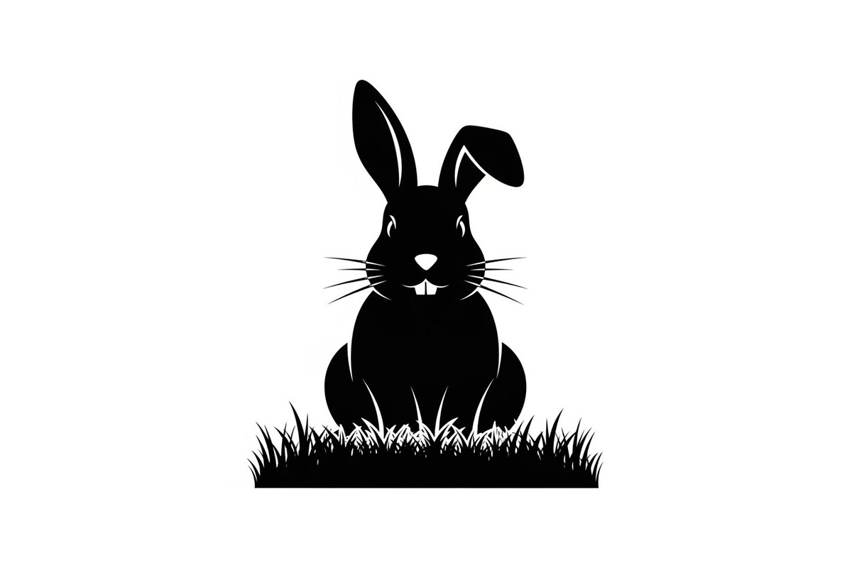 Cute Easter Bunny Silhouette bundle, an Illustration by Artivon (Photo 38 of 51)
