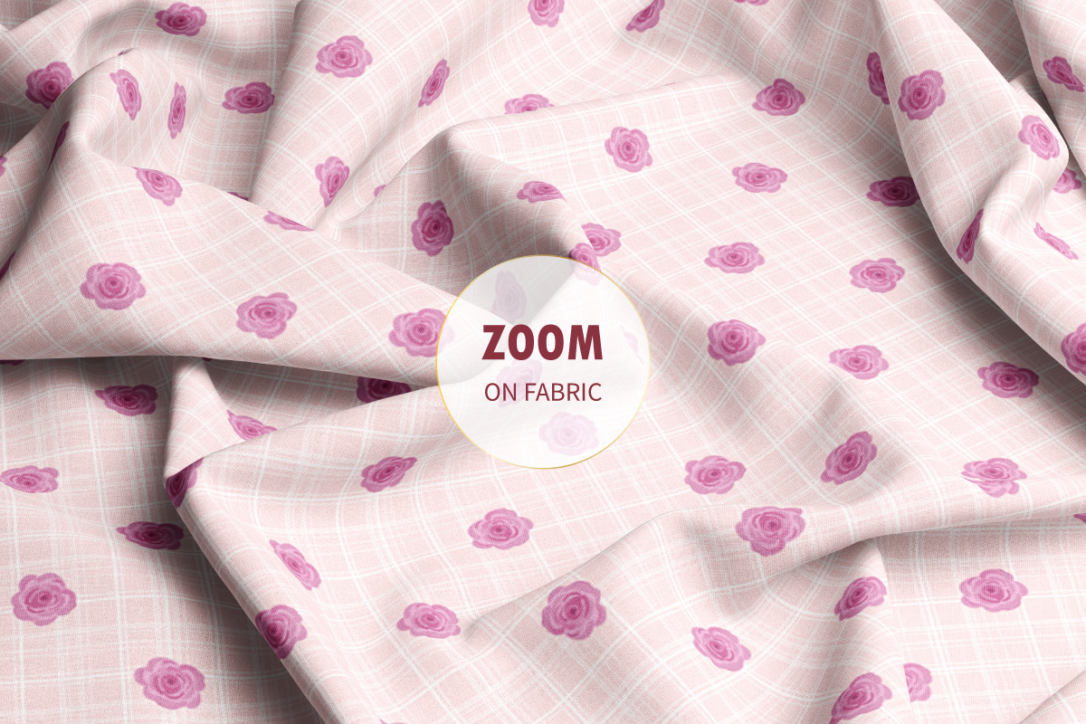 Pink & Indigo Roses Seamless Pattern, a Pattern Graphic by DrawStudio1988 (Photo 6 of 8)
