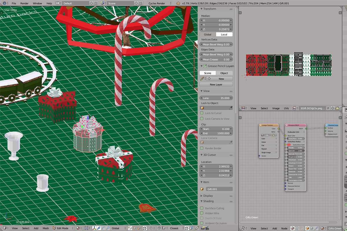 Christmas Decorations, an Object 3D Model by Studio Ochi (Photo 9 of 11)