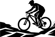 Cycling Sport Silhouette Bundle, an Illustration by Designs_River (Thumbnail 25 of 38)