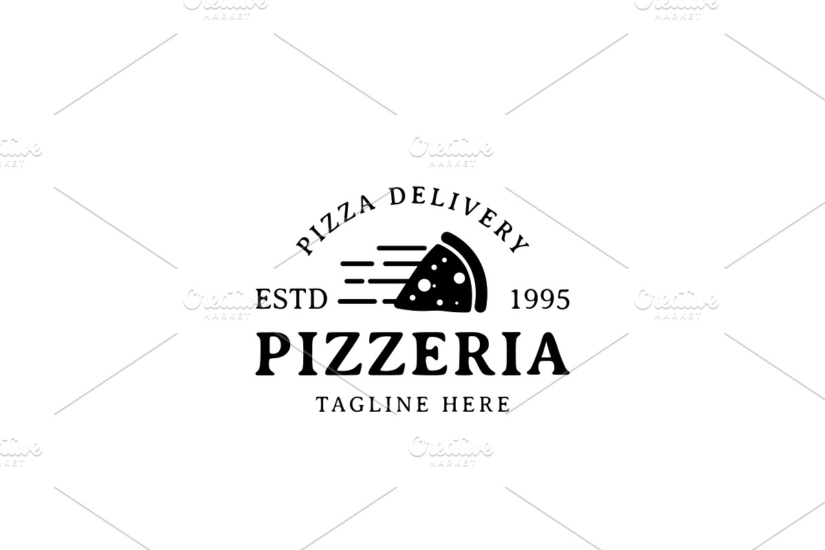Vintage Classic Pizza Logo Design, a Branding & Logo Template by AlvinStd