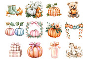 Nursery Little Pumpkin Clipart, an Illustration by Design Market (Thumbnail 2 of 5)