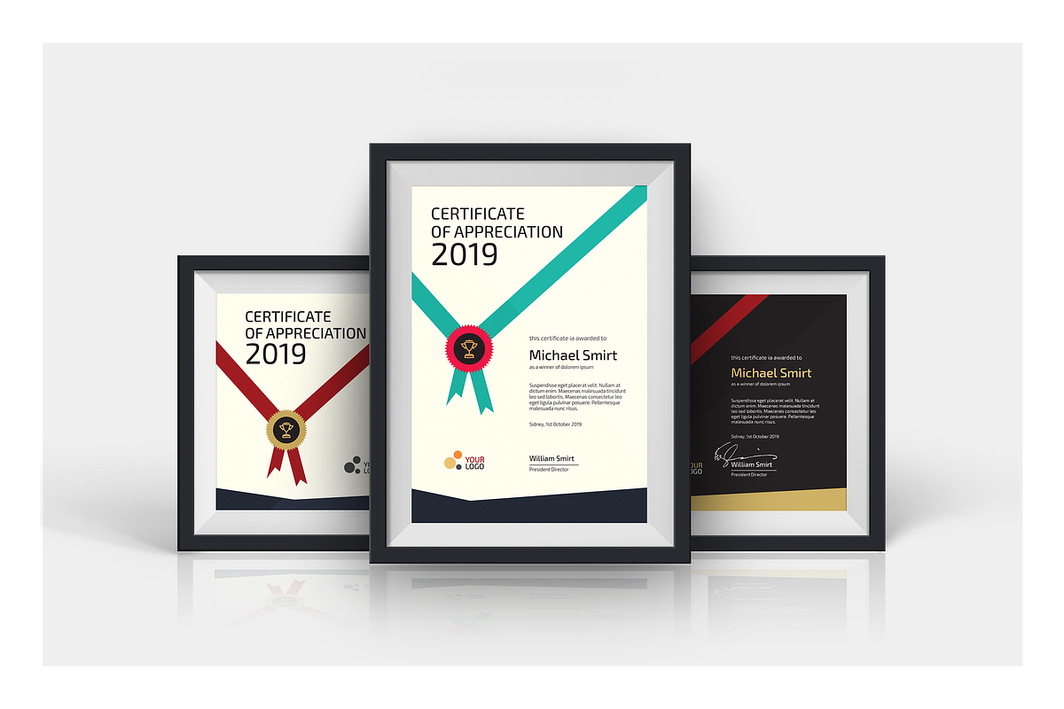 Multipurpose Certificates, a Stationery Template by silukEight (Photo 1 of 7)