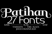 Patihan 27-Font Family