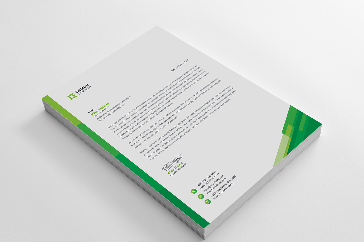 4 Flyers + 2 Letterhead Bundle, a Stationery Template by Thecodude (Photo 10 of 10)