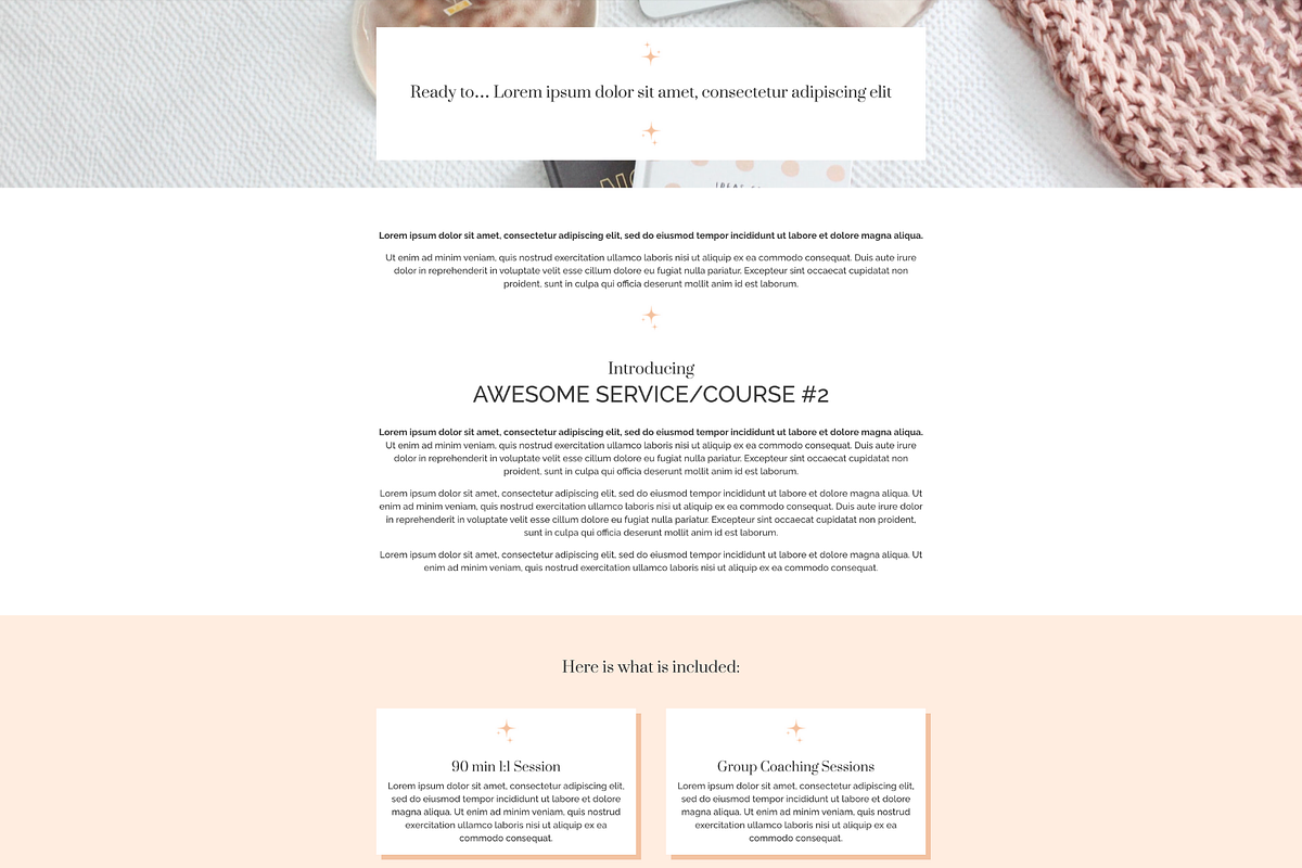 Divi Sales Pages - Alana, a Landing Page Template by Create & Bloom (Photo 4 of 4)