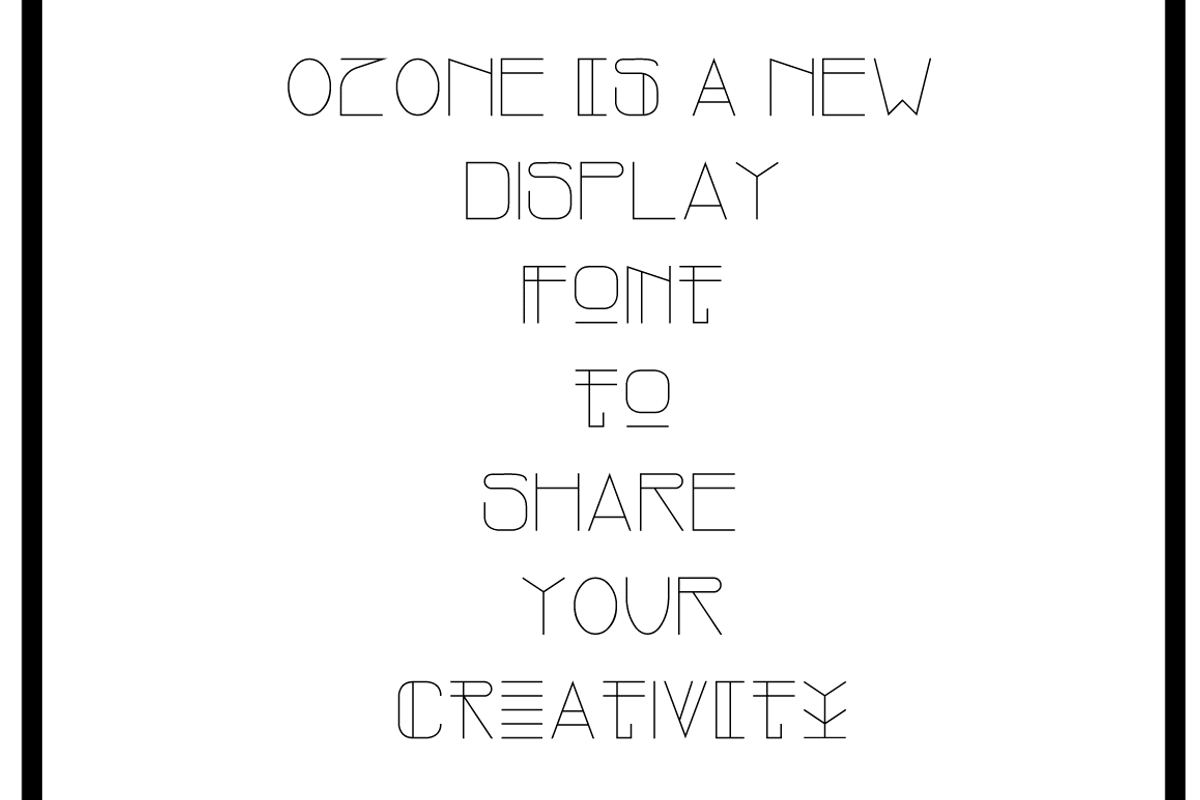OZONE family - Display Font, a Sans Serif Font by Art Sproot (Photo 10 of 23)