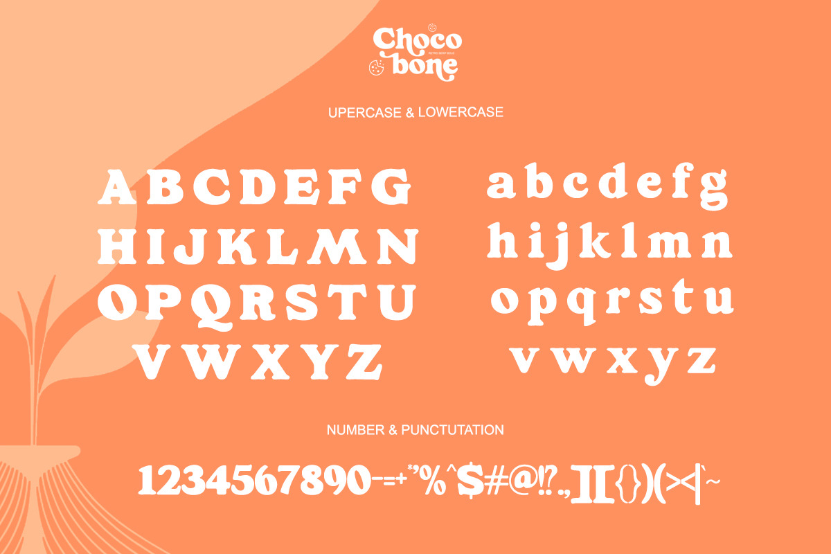 Choco Bone - Bold Retro Serif, a Serif Font by Qweera Studio (Photo 12 of 12)