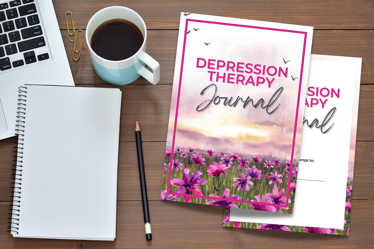 Depression Mental Health Journal, a Stationery Template by Jennifer Magri Templates (Photo 6 of 8)