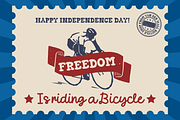 Statue of Liberty is Retro duo font, a Handwritten Font by Brown Cupple (Thumbnail 2 of 9)