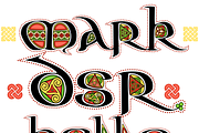 CELTIC Color FONT - Aon Manuscript, a Script Font by AonCelticArt (Thumbnail 2 of 5)