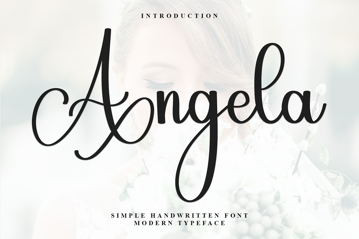 Angela, a Handwritten Font by InermediaSTUDIO (Photo 1 of 7)