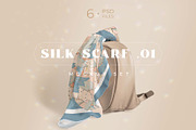Silk Scarf Smart Object Mockup Set, a Product Mockup by Neutral Mockups (Thumbnail 1 of 4)