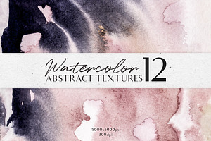 Mystical watercolor textures