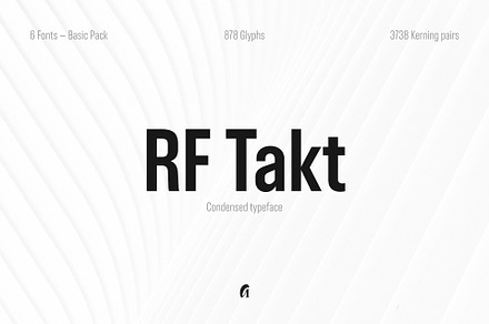 RF Takt Basic Pack, a Sans Serif Font by Russian Fonts