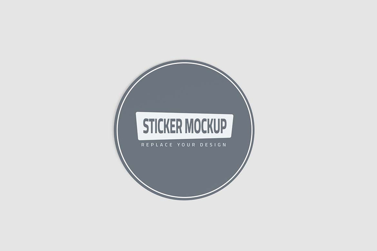 Sticker Mockup, an Advertising Mockup by tiyasprabawa (Photo 2 of 5)