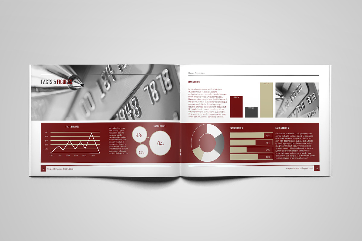 Annual Report A4 Landscape, a Brochure Template by Machel Design (Photo 4 of 5)