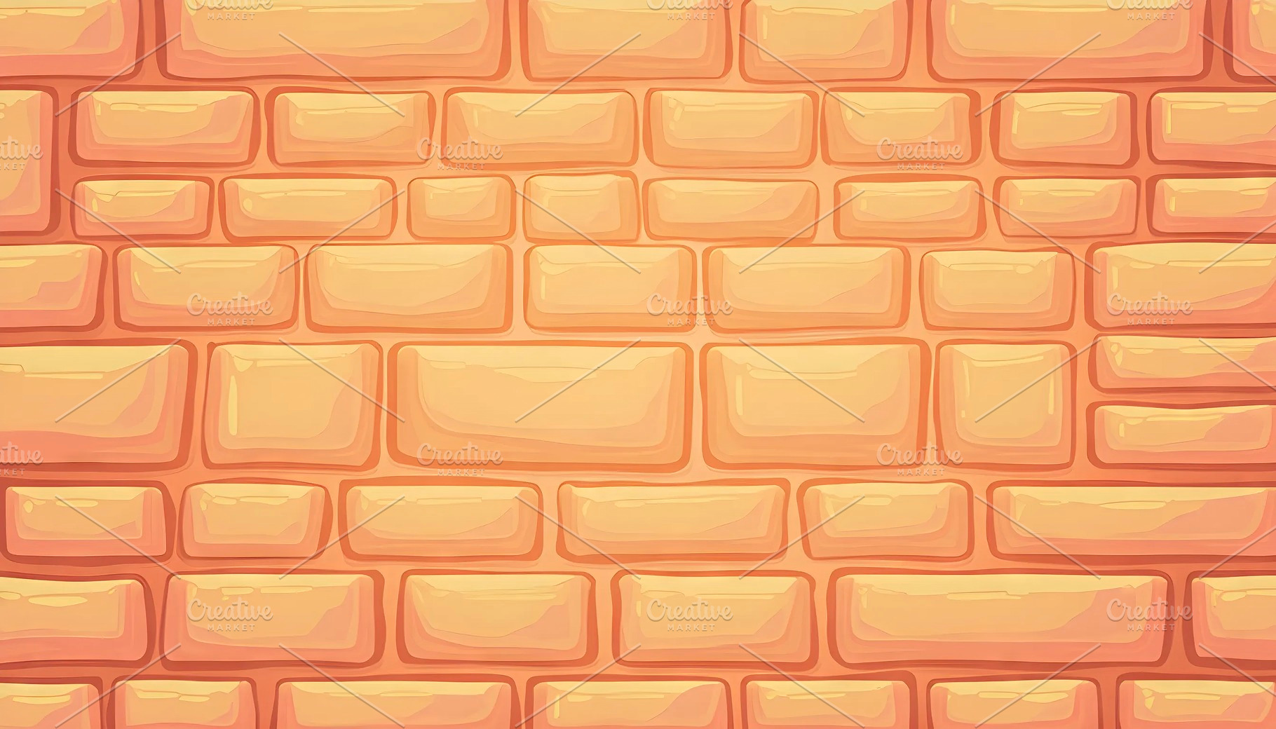 Cartoon Brick Wall – HD, a Photo by LOGOCREATIVE
