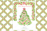 Oh So Merry Christmas Red White Bow, a Graphic by LABFcreations (Thumbnail 1 of 7)